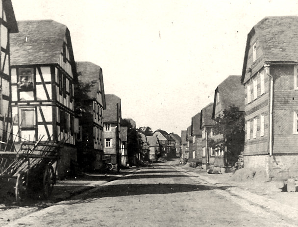 Historische Ortsansicht der Schosse