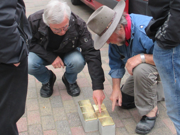 Verlegung der Stolpersteine